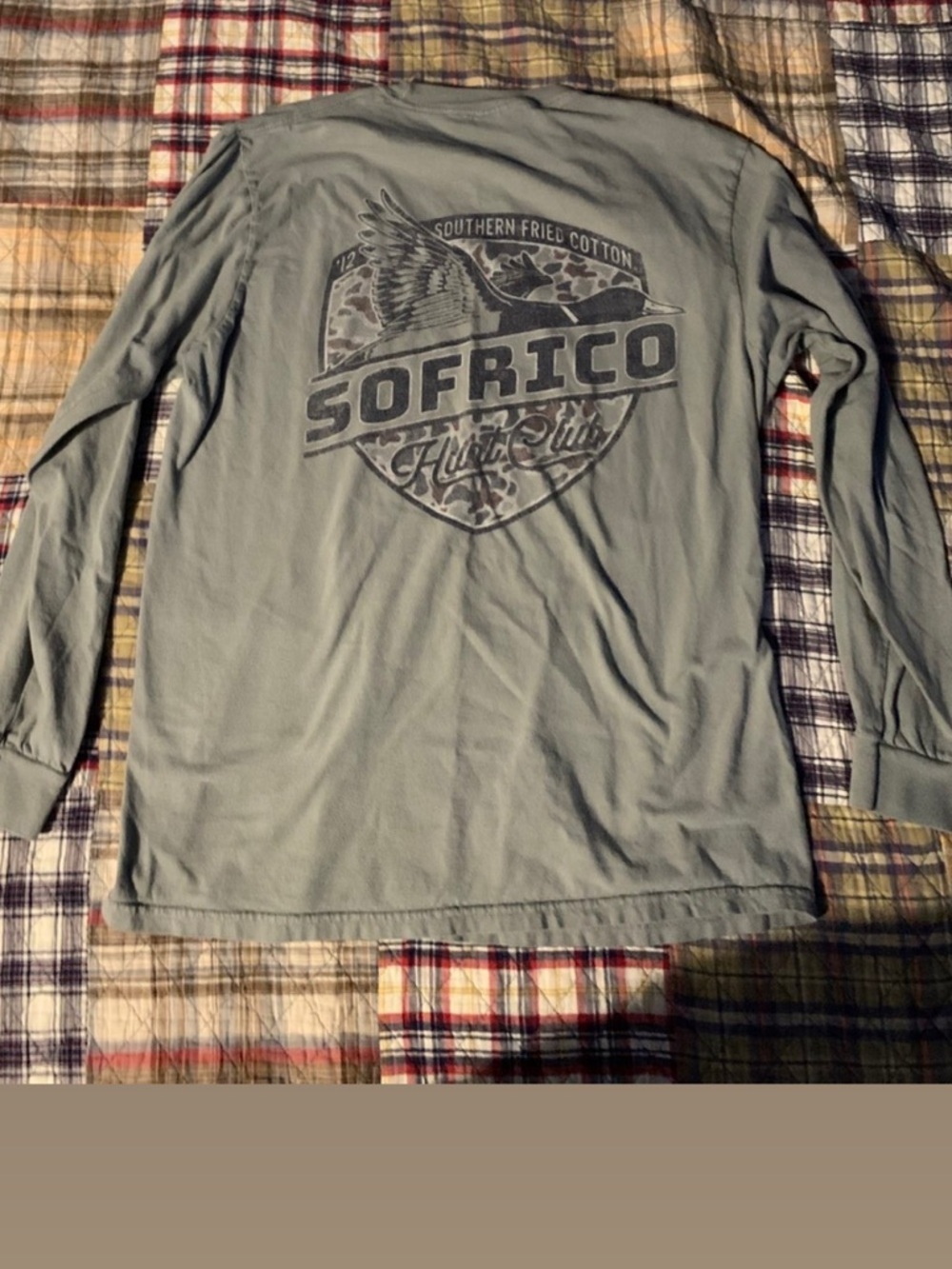 Southern Fried Cotton SOFRICO Graphic Long Sleeve Tee - Sage